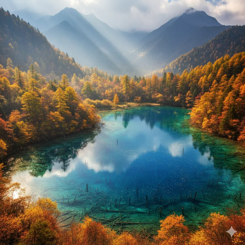 Jiuzhaigou Vadisi (Sichuan)