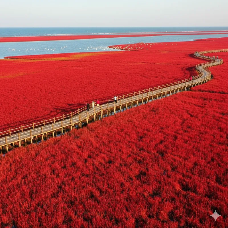 Panjin Kırmızı Sahili (Liaoning)